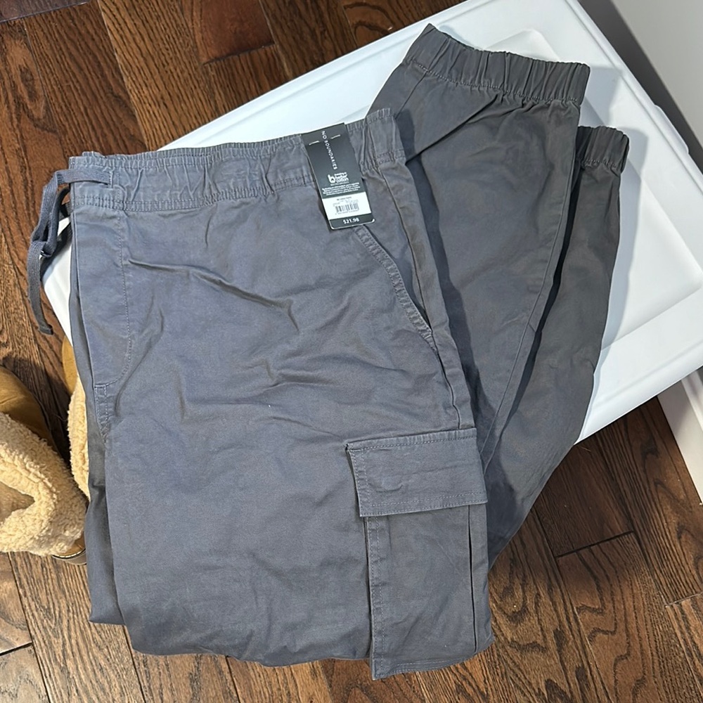 Men's Gray Cargo Pants